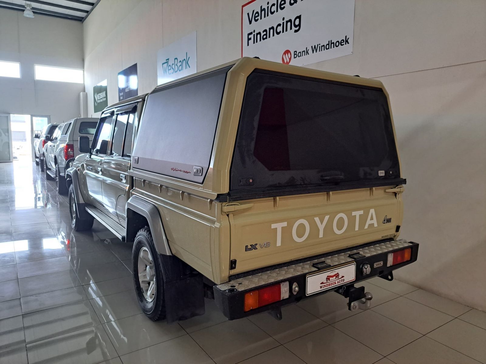 Toyota Land Cruiser 79 4.5 V8 D/C in Namibia